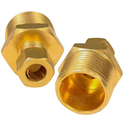 Compression X Male Reducing Adapter Pipe Fitting 3/8" OD. COMP X 3/4" MIP Lead Free Brass
