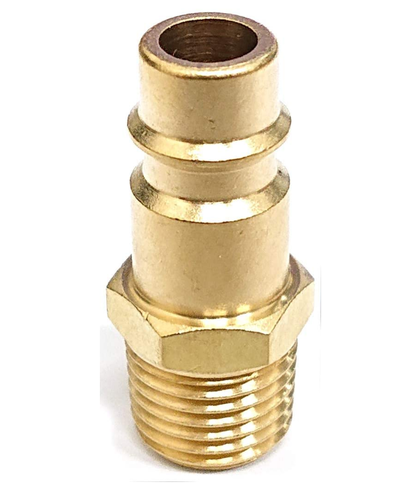 Pro High Flow Coupler & Plug Kit  V-Style, 1/4 in. NPT, Solid Brass Quick Connect Air Fittings Set